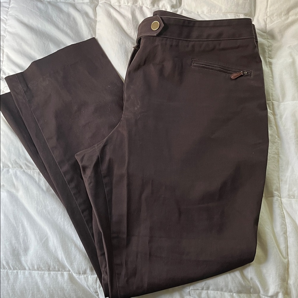 Talbots Women's Dark Brown Trousers